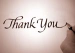 thank you note